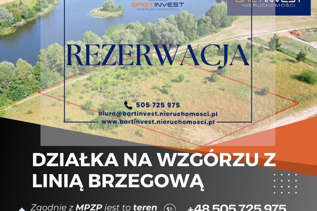 Orange and Green Modern Real Estate Social Media Post REZERWACJA